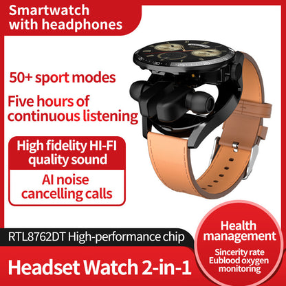 Bluetooth Headset 2-in-1 Smart Watch