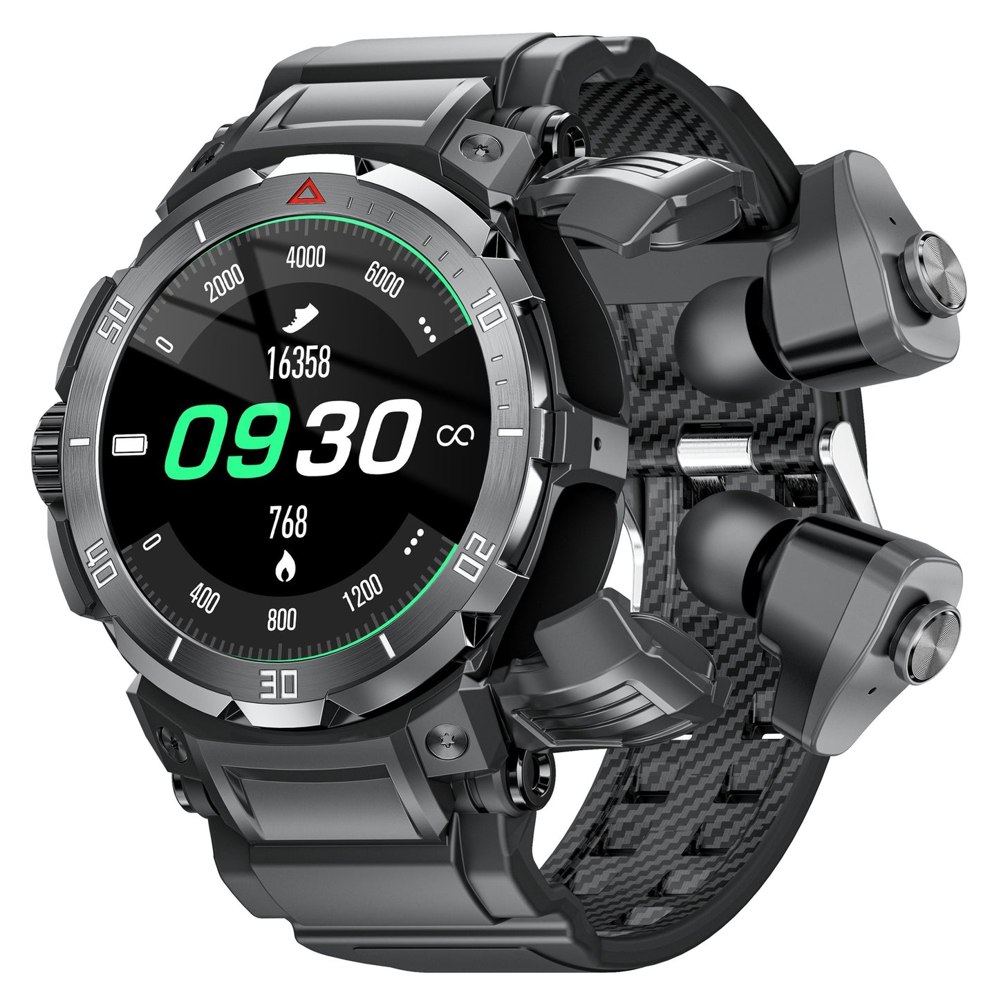 New GT100pro Smart Watch TWS 2-in -1 HD Call NFC Multiple Sports Health Monitoring Watch